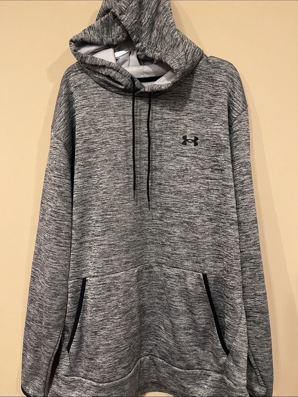 Under Armour Men's Gray Heather Pullover Hooded Sweatshirt